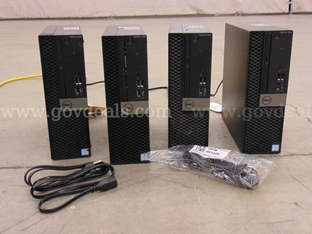 4 Dell Optiplex Computers - A3