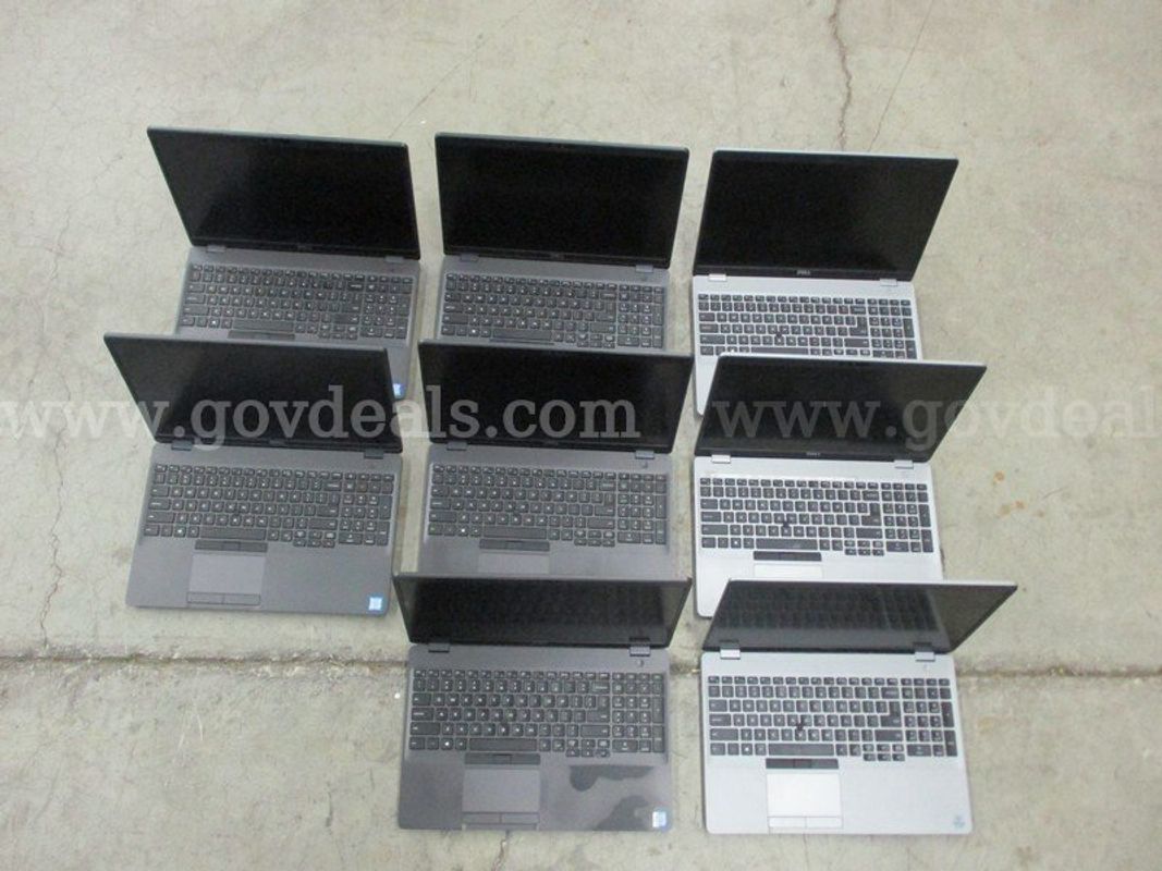 8 Dell Laptops - A7