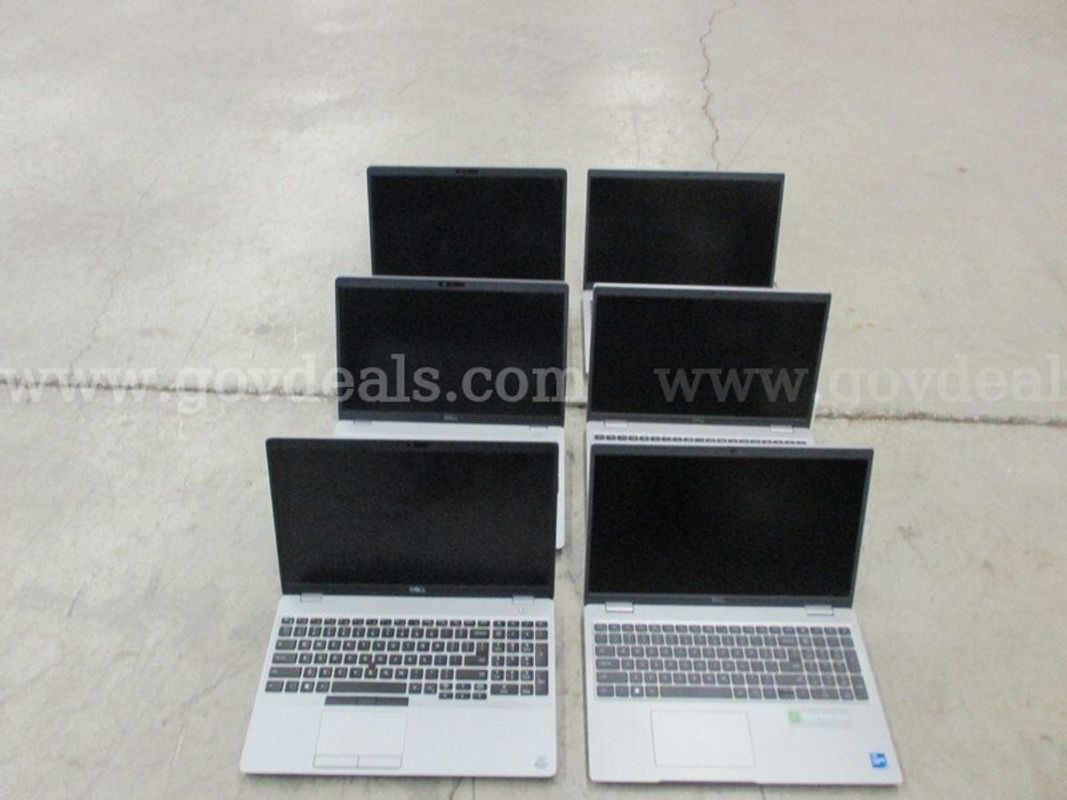 6 Dell Precision Laptops - A7
