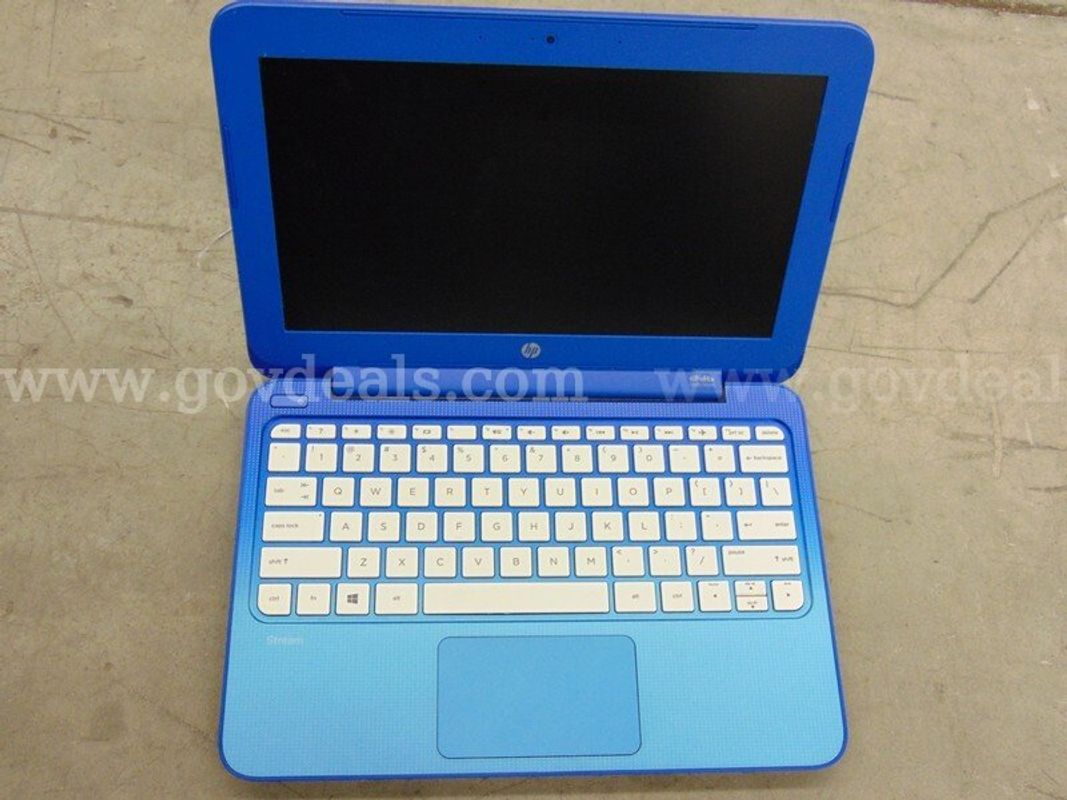 Blue HP Stream Laptop - A7
