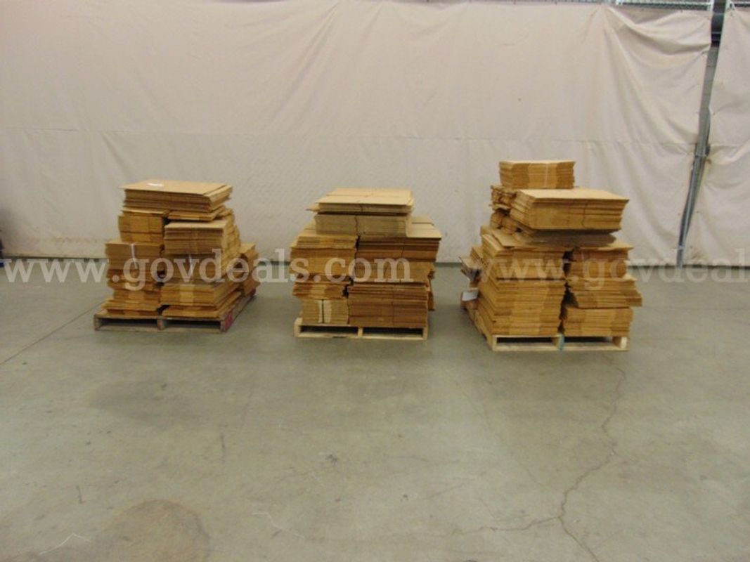 3 Pallets of Cardboard Boxes - A5