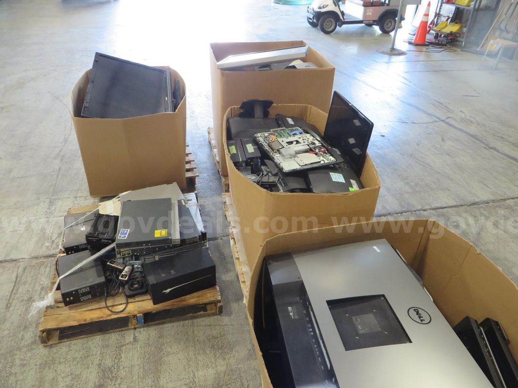 5 Pallets All-in-ones, Monitors, Printers and more