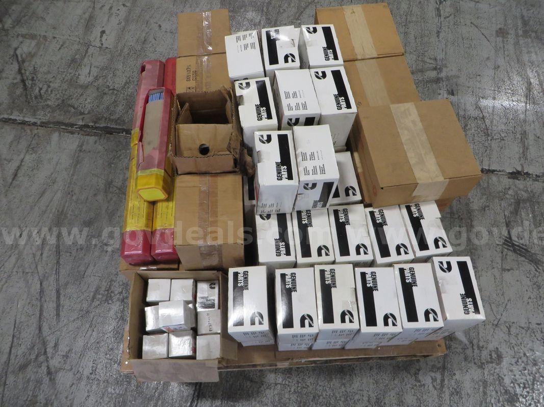 1 pallet thermostats, fan belts, welding rods and more