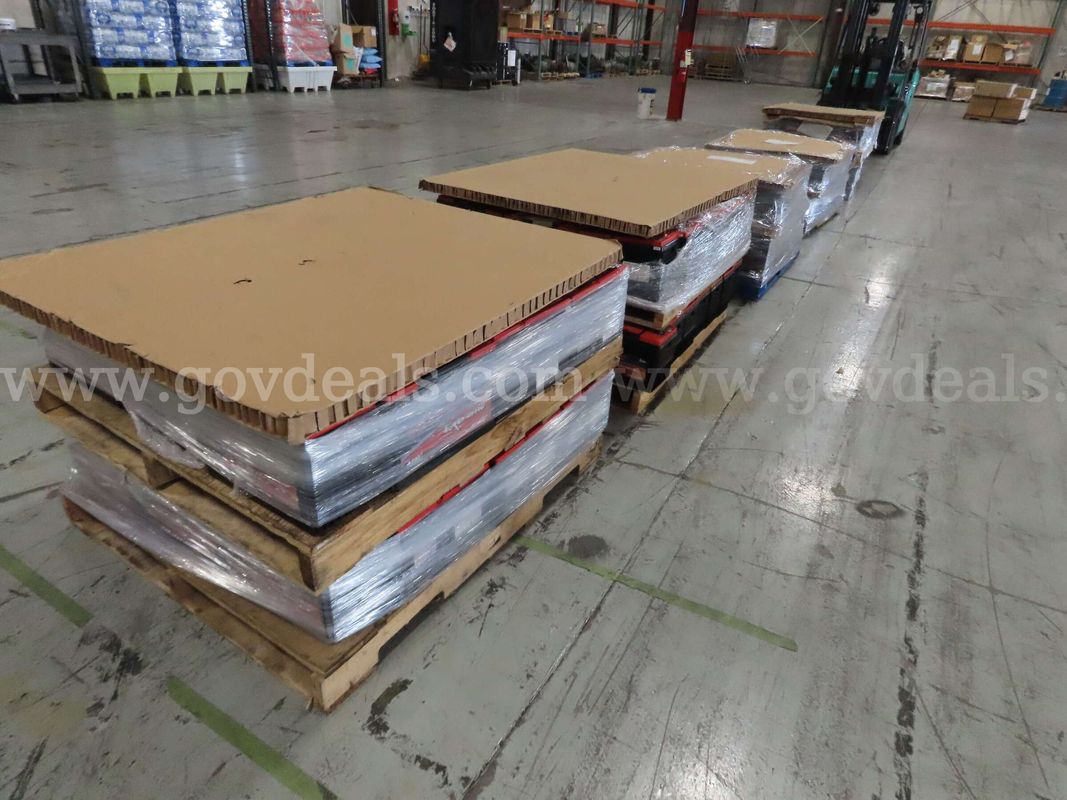 5 Pallets of used batteries