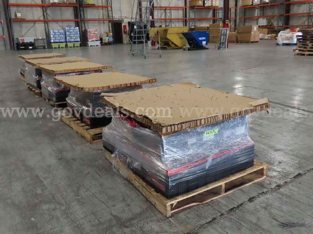 5 Pallets of used batteries