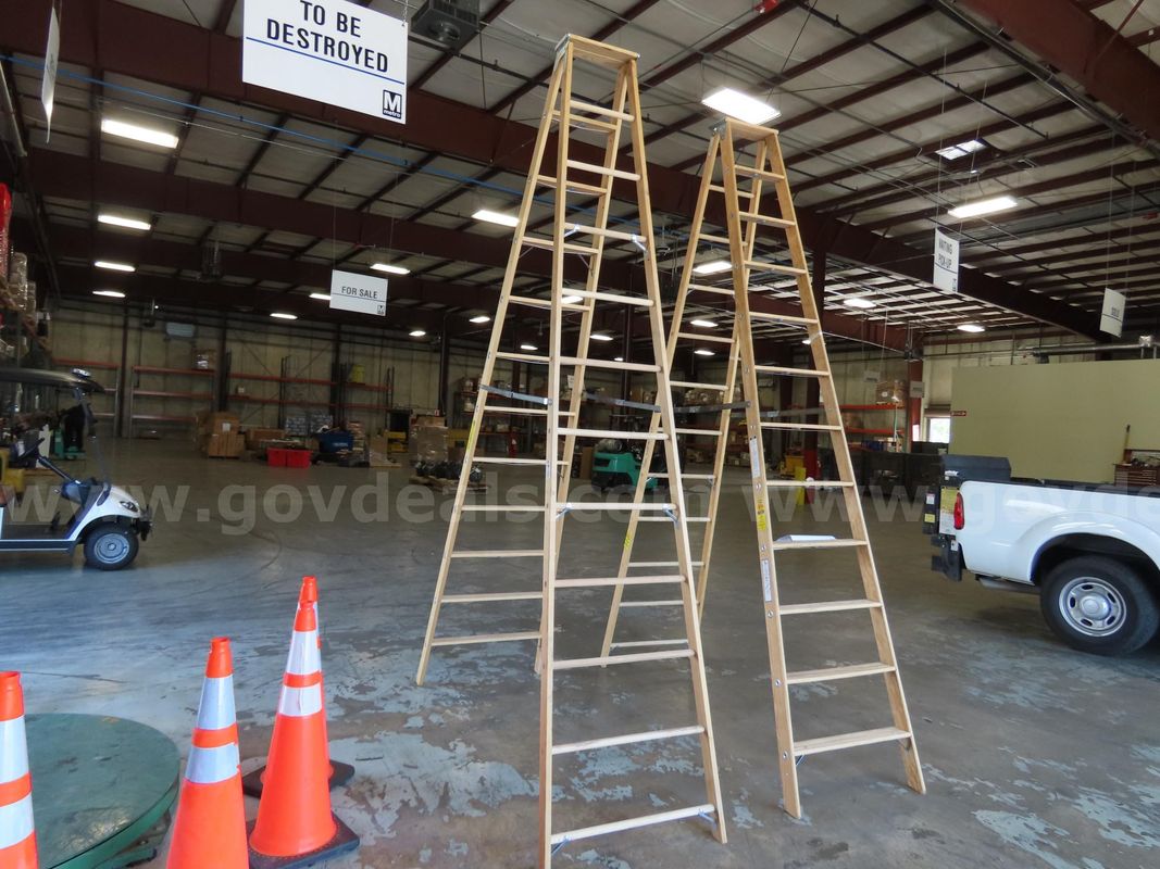 Two A-Frame 12 Foot ladders