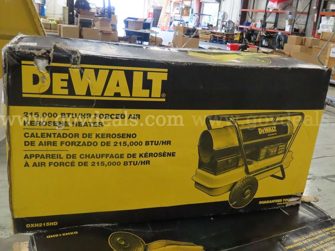 DeWalt 215,00 BTU/HR Forced Air Kerosene Heater