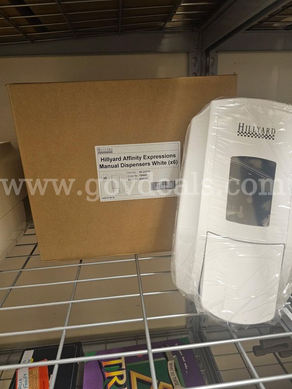 Lot of 18 cases of Hillyard Sanitizer/Foam Soap Dispensers (6 Units Each)