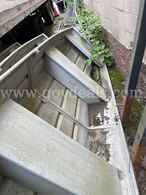 Lot of Three (3) Aluminum John Boats