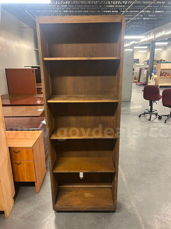 Tall Wooden Book Case