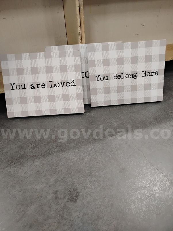 Set of 3 Canvas Wall Art