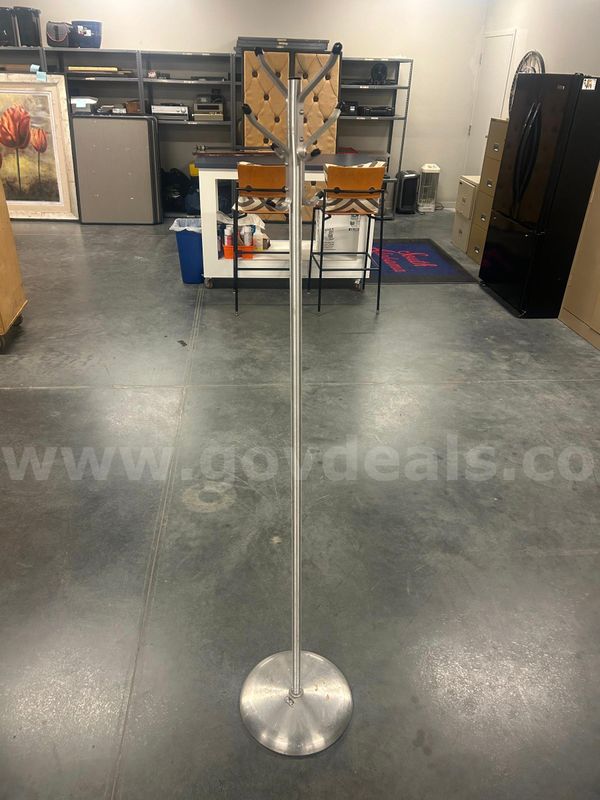Silver Metal Coat Tree