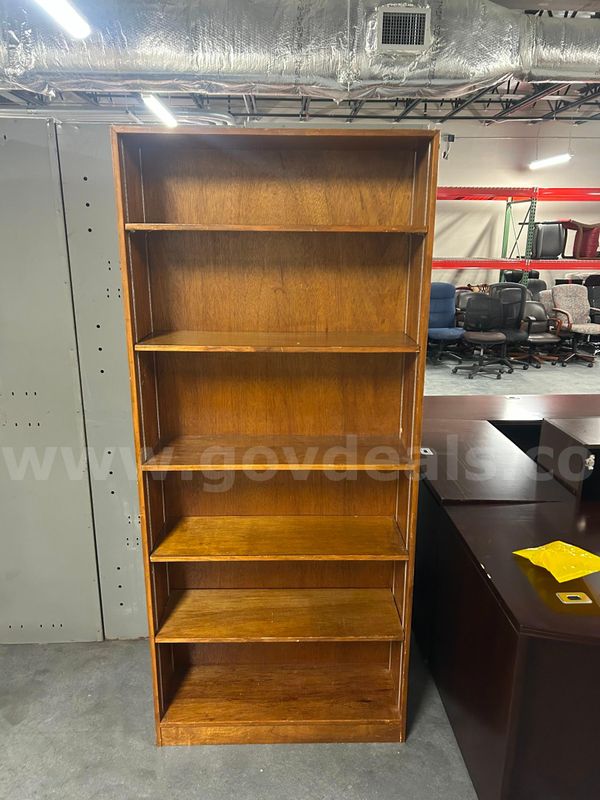Tall Wooden Book Case