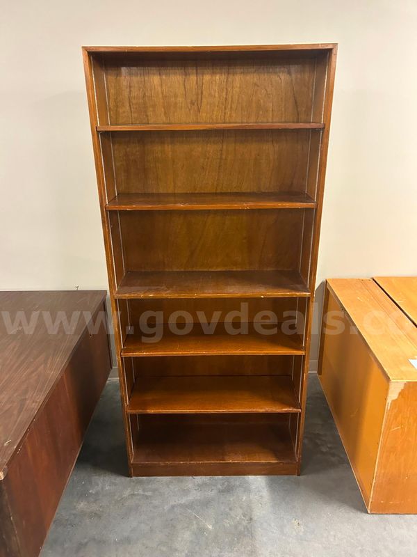 Tall Wooden Book Case
