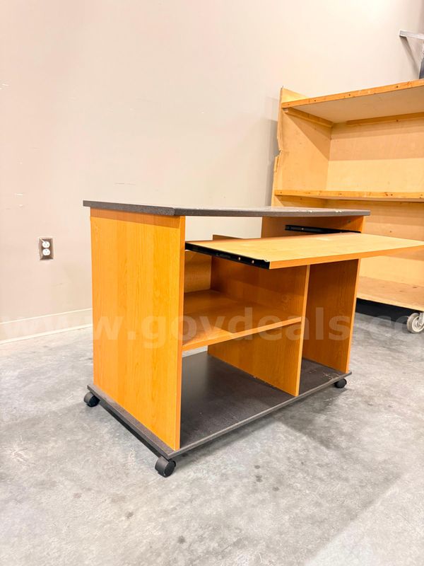 Computer WorkStation/ Printer Stand on Wheels