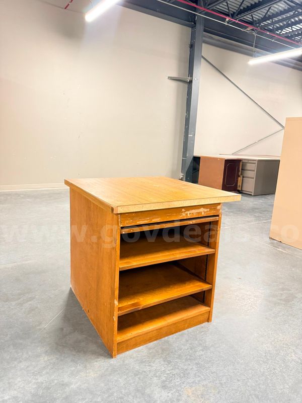 Wooden Cabinet with Shelves