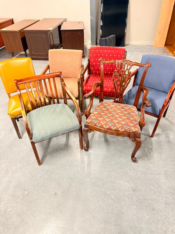 Set of 6 Miscellaneous Office Chairs