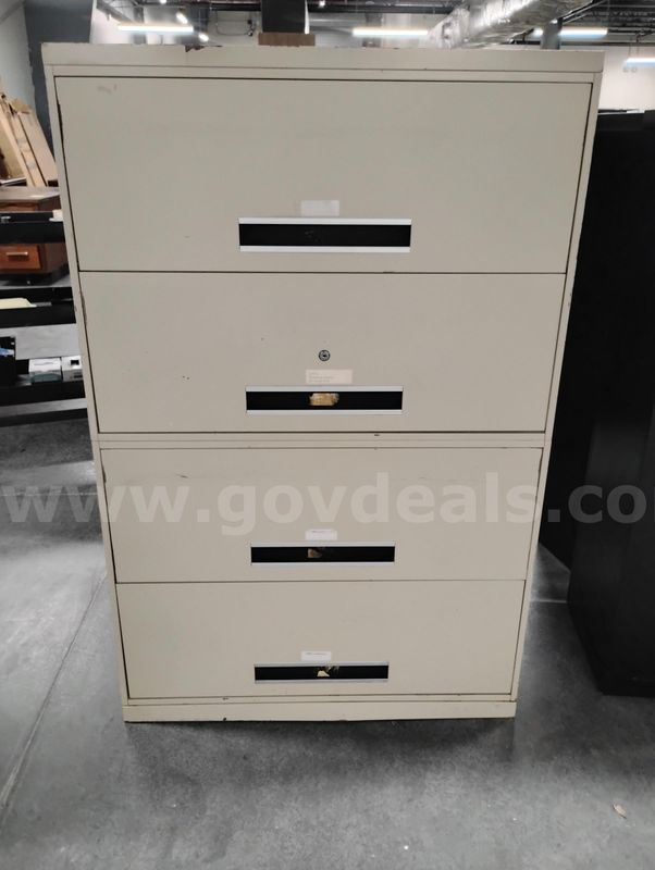 Tan Medical Filing Cabinet
