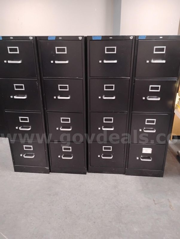 Set of 4 Filing Cabinets