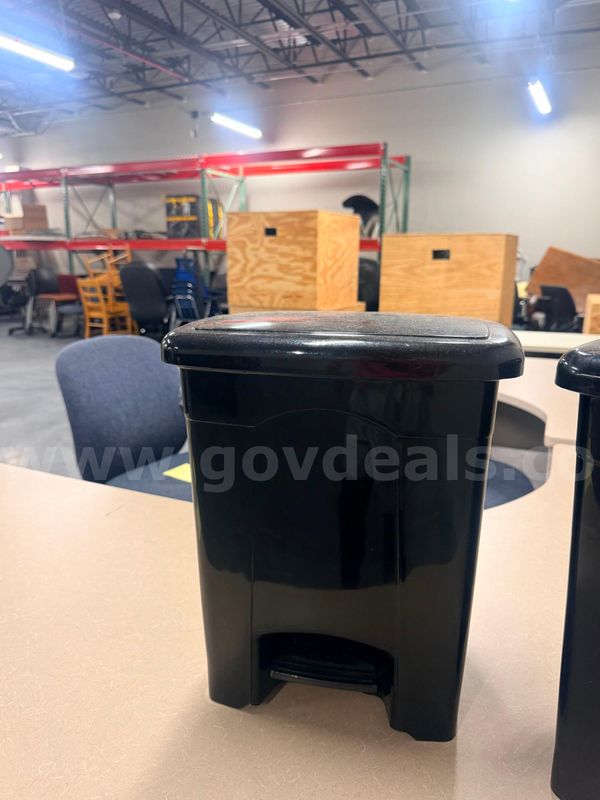 Set of 2 Small Step On Trash Cans