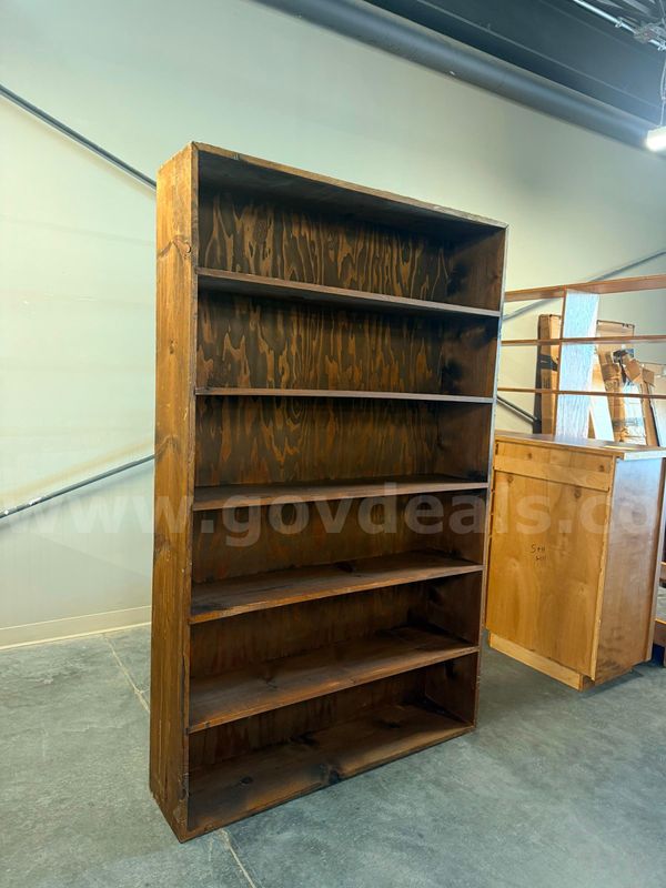 Wooden 6- Shelf Bookcase