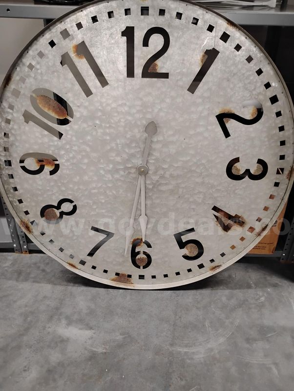 Large Metal Clock
