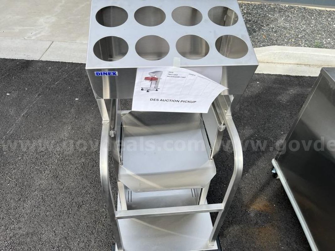 Tray & Silverware Cart **NEW** (ID#12417) (26-1714-7) 39076