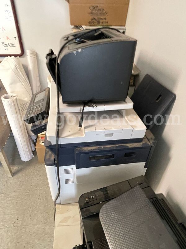 One (1) Dell OptiPlex, Three (3) HP Printers