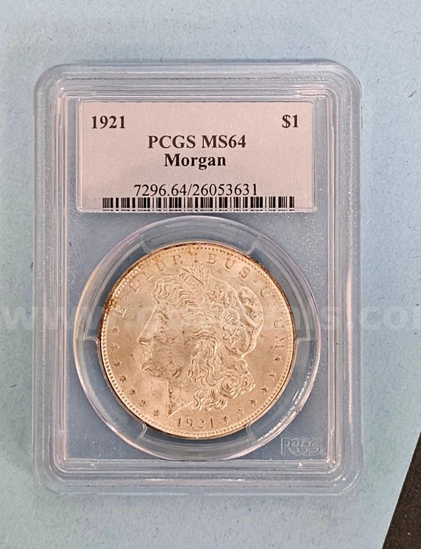 1921 Morgan Silver Dollar Coin