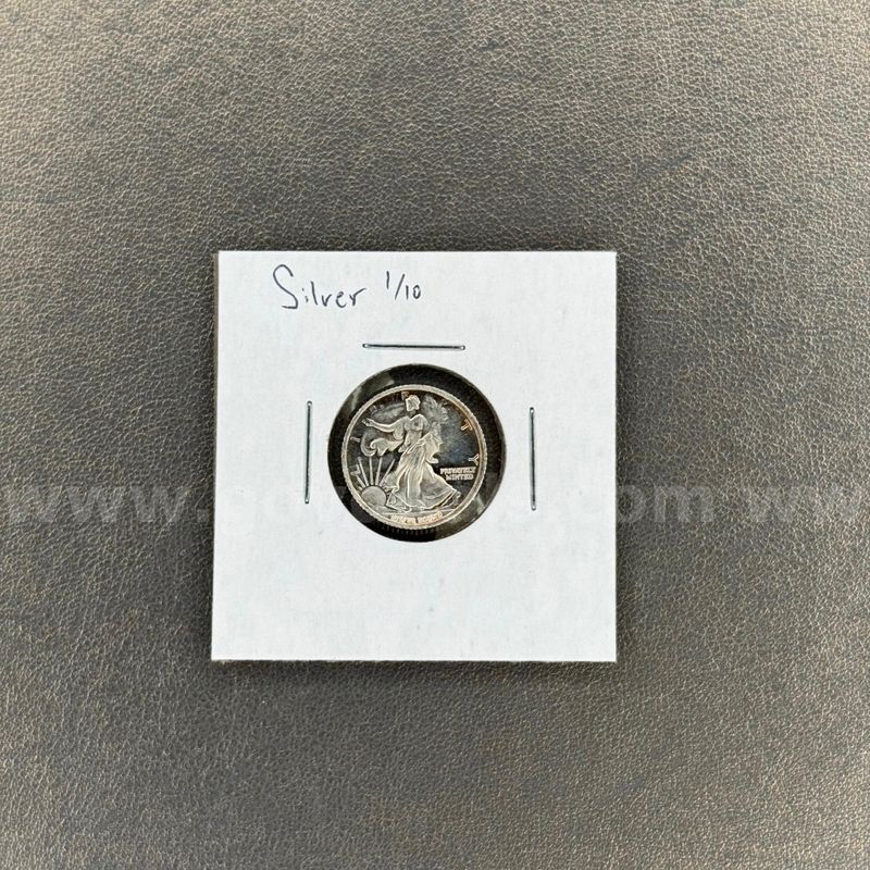 Silver Coin 1/10