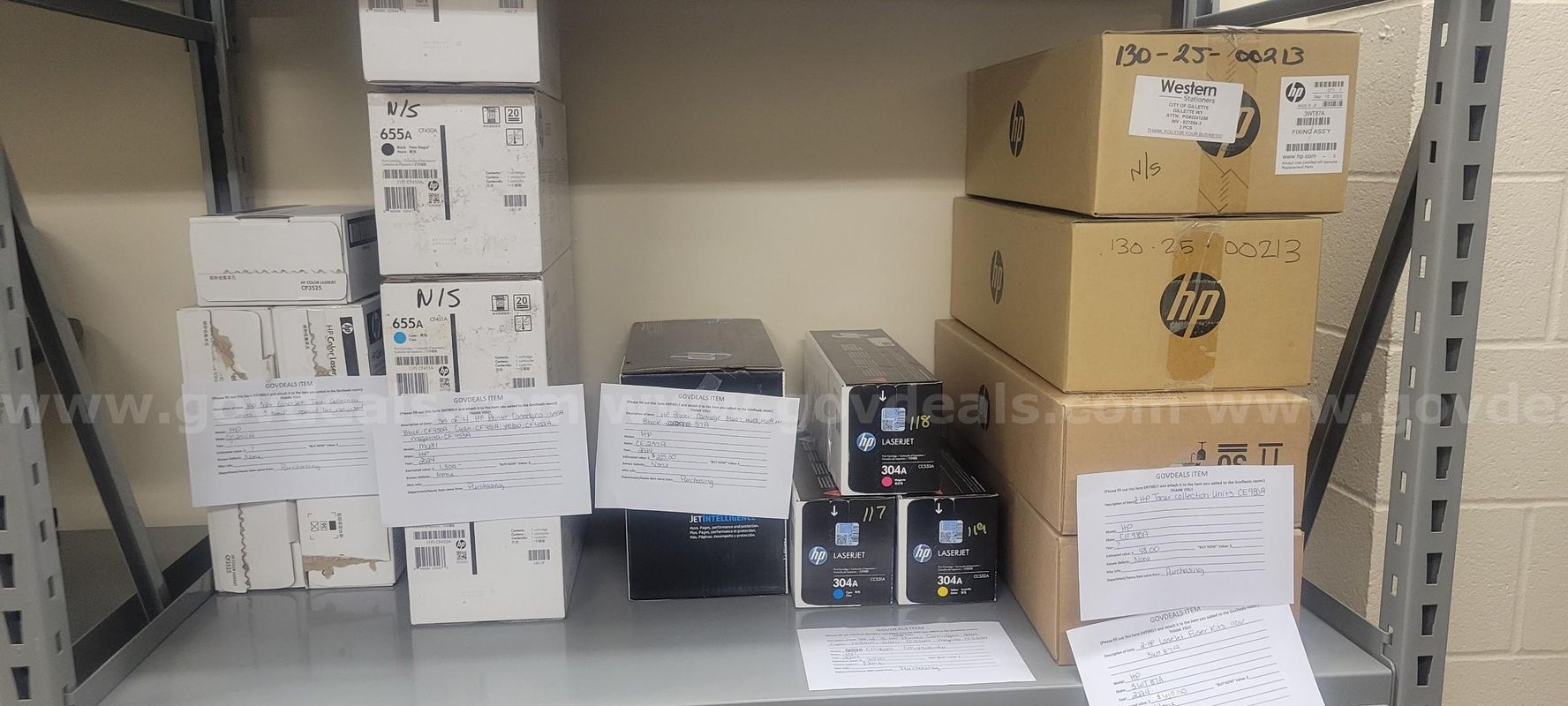 17 Boxes of Various HP Toners/Cartridges and Fuser Kits (See Description)