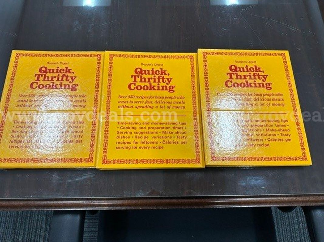 Cookbooks Lot of 3 Reader's Digest Quick and Thrifty Cooking Cookbooks