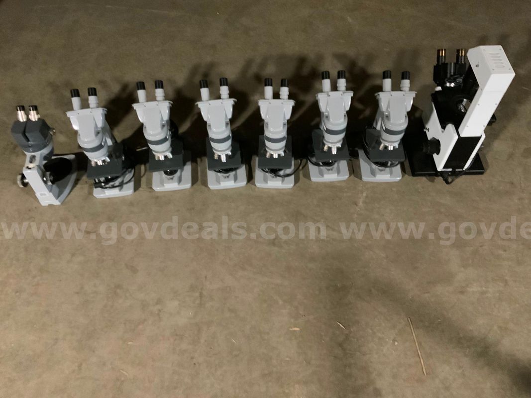 Lot Of 8 Various Microscopes