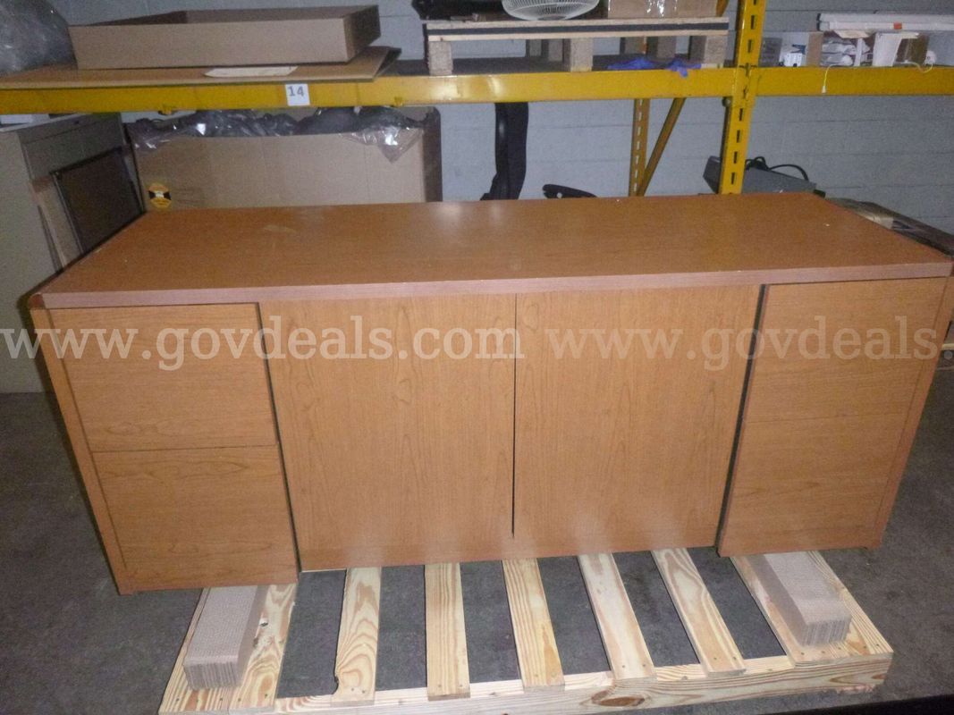 (1) Wooden Credenza