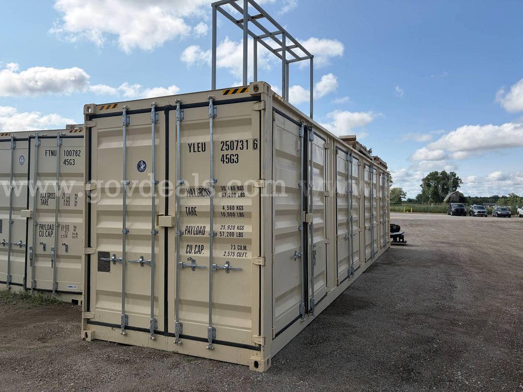 2025 40 ft High Cube Multi-Door Storage Container