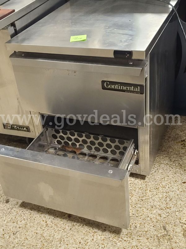 2 drawer cold storage
