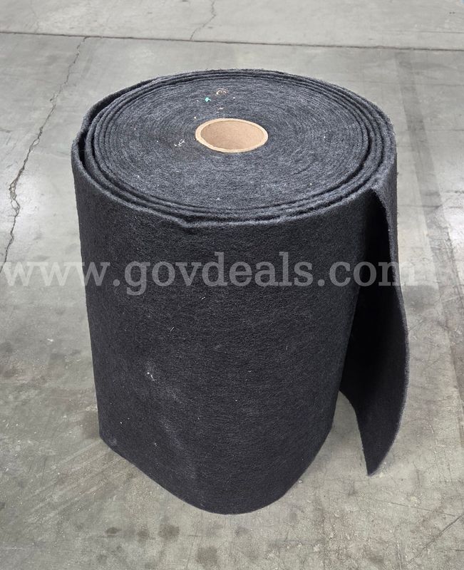 Roll of Dark Charcoal Non-Woven Felt / Fabric Material