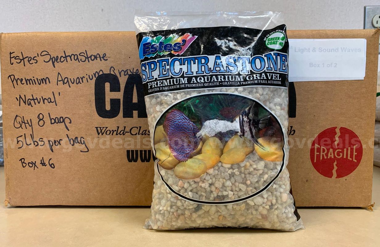 Estes' Spectrastone Premium Aquarium Gravel, Natural Color