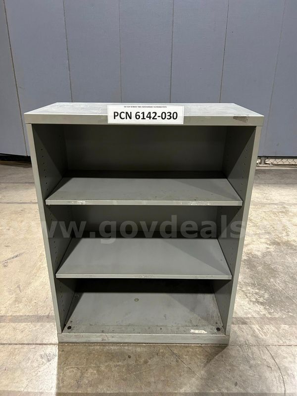 Bookcase, Office, 3-Shelves, Metal