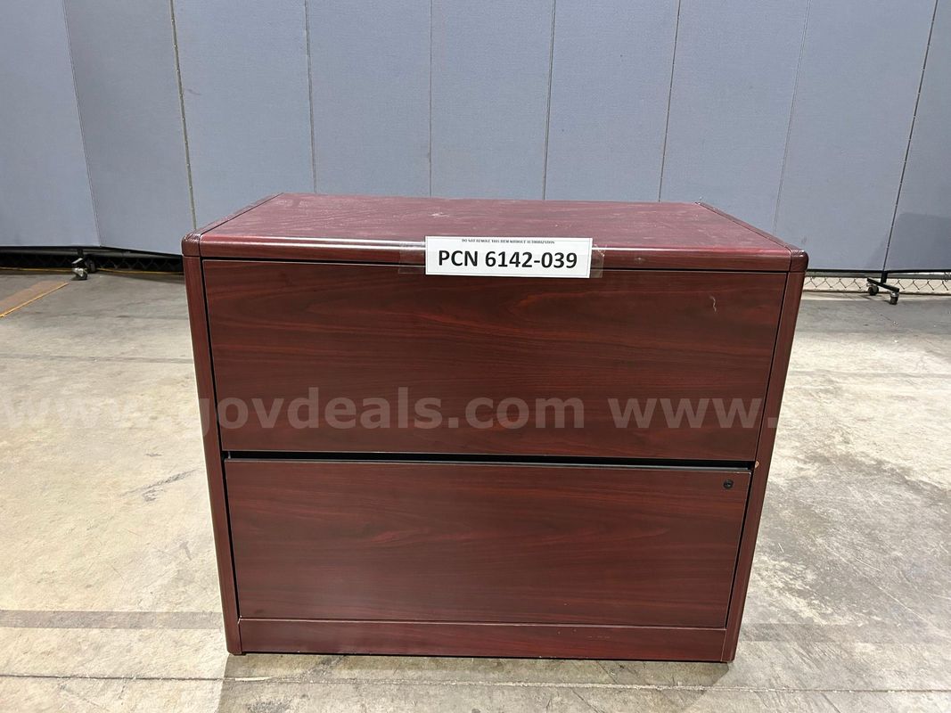 Cabinet, Filing, 2 drawers, Lateral, Wood