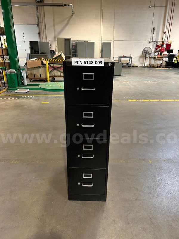 Cabinet, Filing, 4 Drawers, Metal