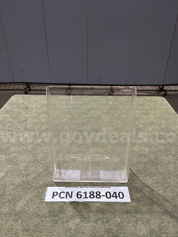 Holder, Display, Plastic, (broken corner)