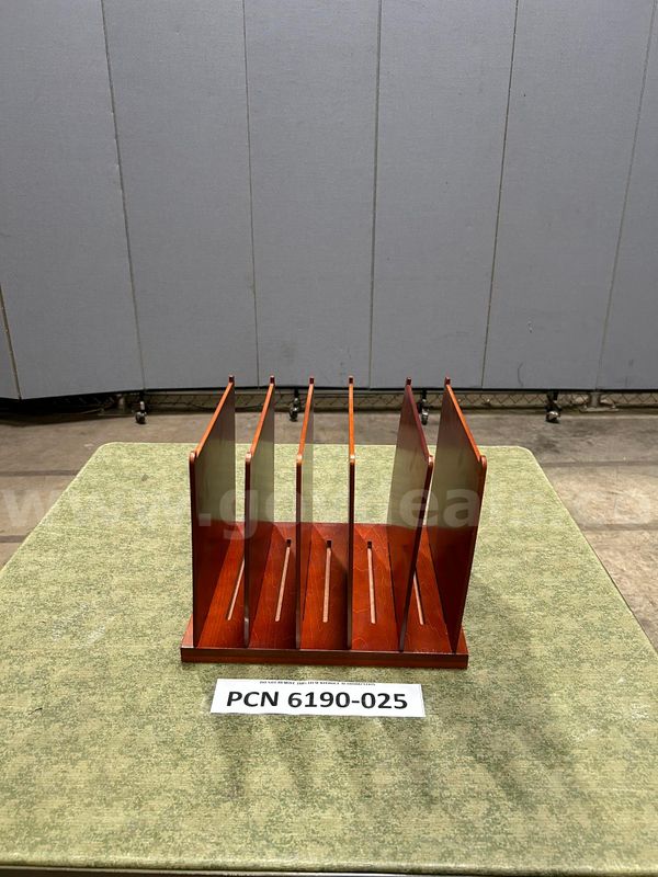 Organizer, Levenger, 5-Slots, Wood, Adjustable