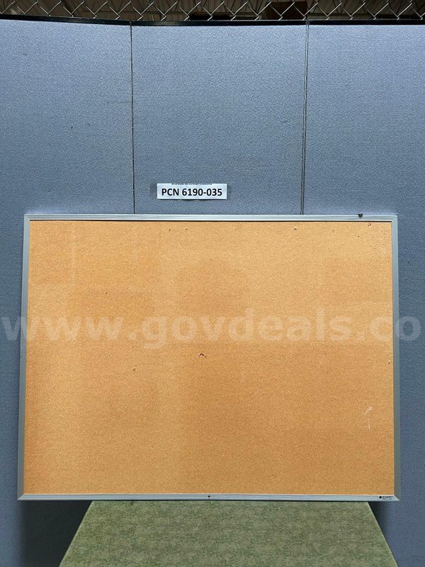 Cork Board, Metal Frame, Quartet