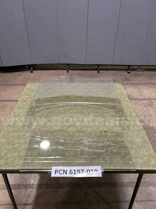 Divider, Clear, Desk Panels, Plastic, QTY: 3 (big); 4 (small)