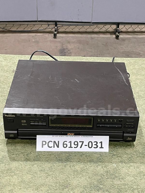 5-Disc Carousel DVD-CD Changer, Panasonic DVD C220D, With Remote