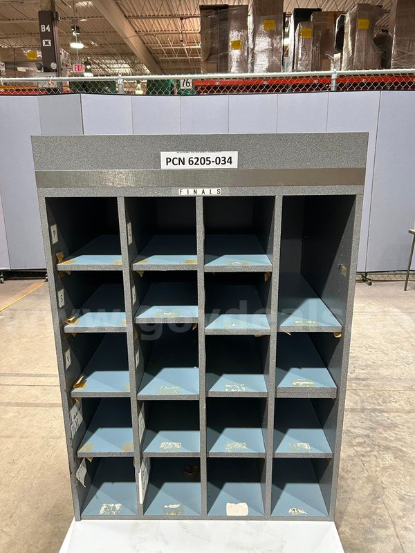 Organizer, Office, Storage, 19 Slot, Wood