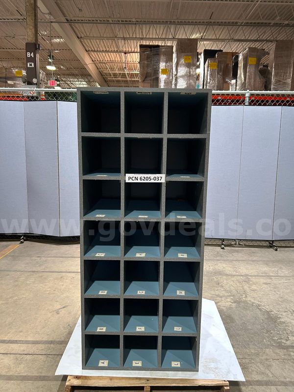 Organizer, Office, Storage, 21 Slot, Wood