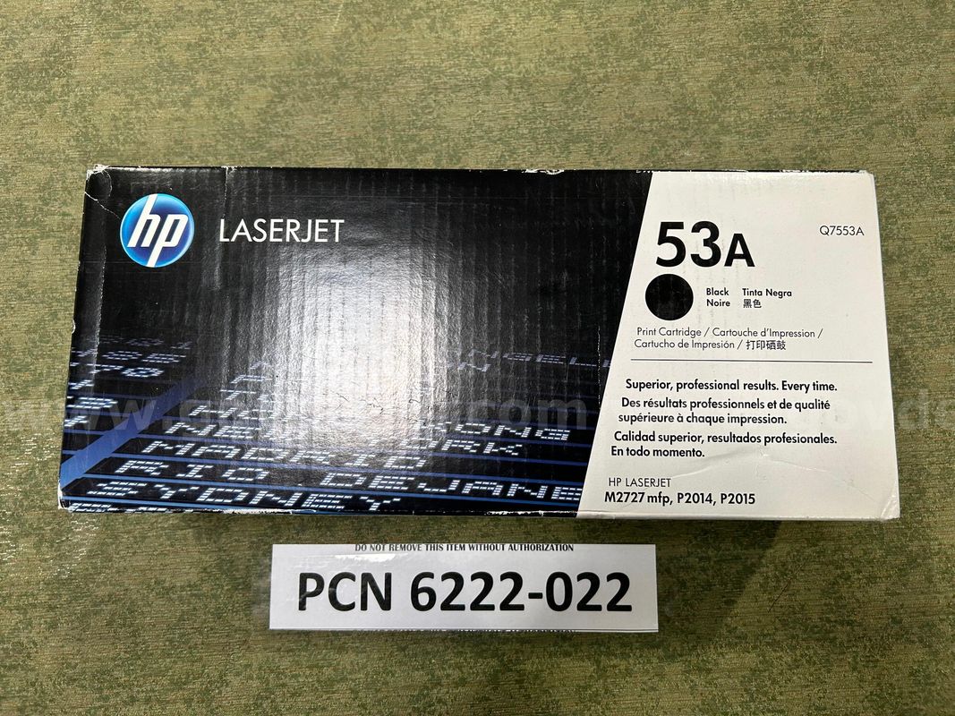 Toner, Laser Jet, HP Black, Q7553A, 53A