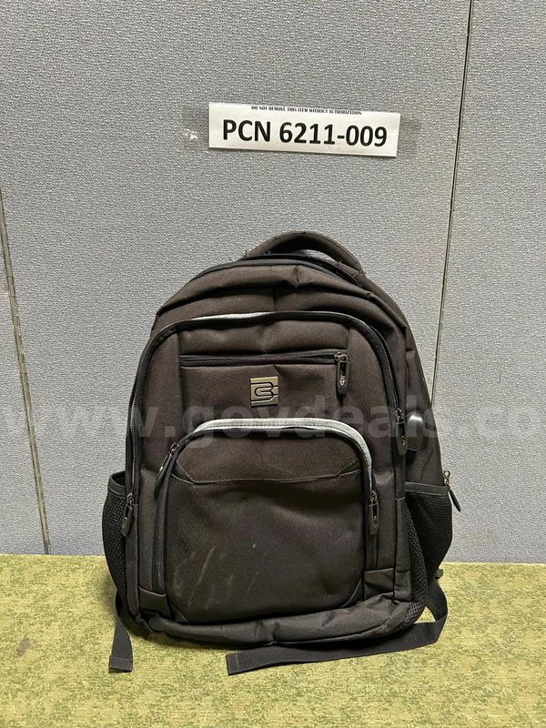 Backpack, 3-Compartments, Black